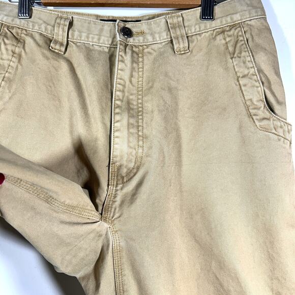 Mountain Khakis Brown Tan Duck Canvas Relaxed Fit Work Wear Pants Men 32 x 33 - Picture 8 of 8